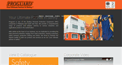 Desktop Screenshot of proguardsafety.com.my